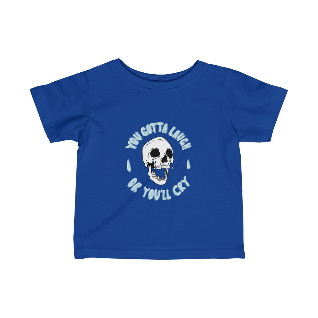 Infant Laugh Or Cry Skull Tee