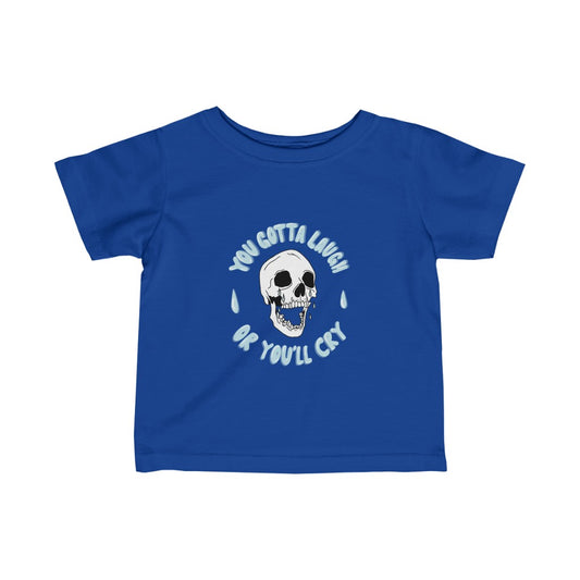 Infant Laugh Or Cry Skull Tee