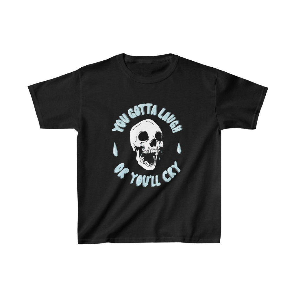 Youth Laugh Or Cry Skull Tee