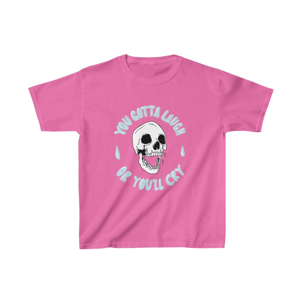 Youth Laugh Or Cry Skull Tee