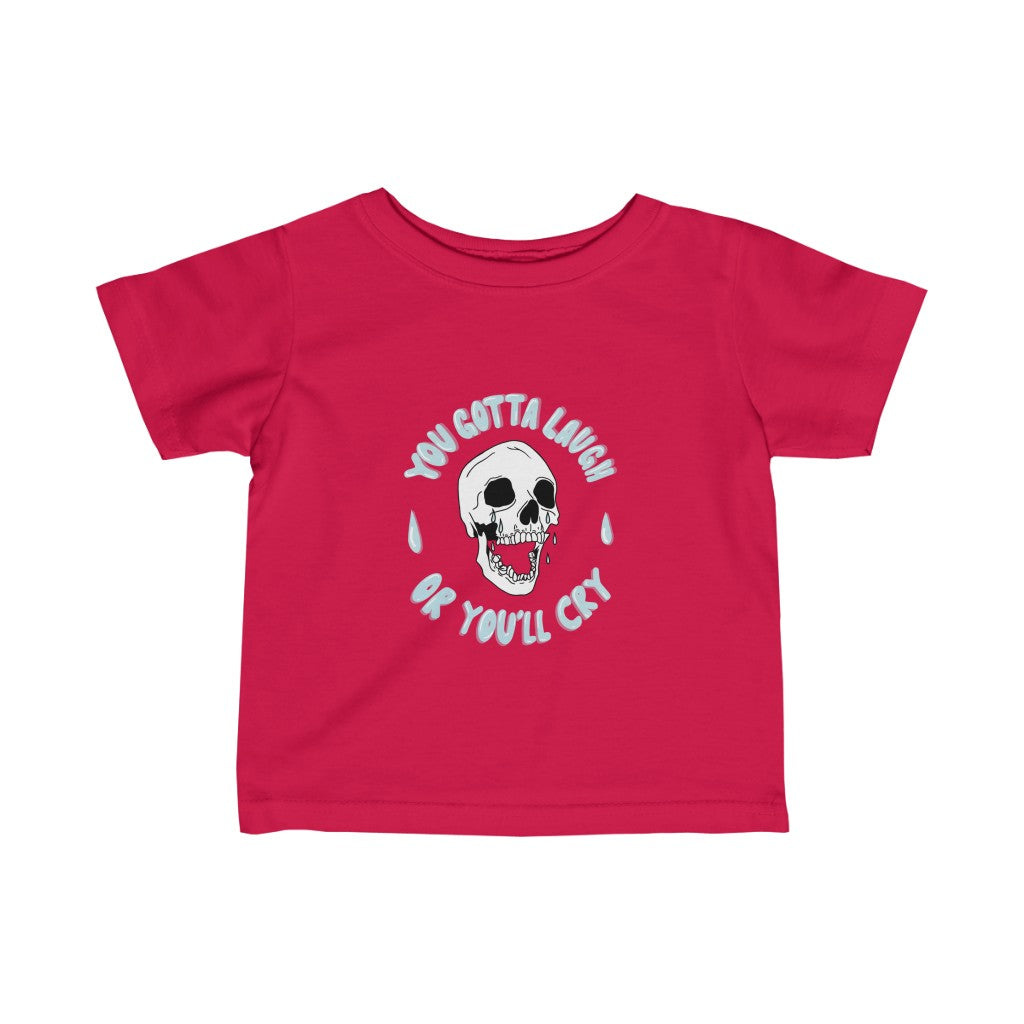 Infant Laugh Or Cry Skull Tee