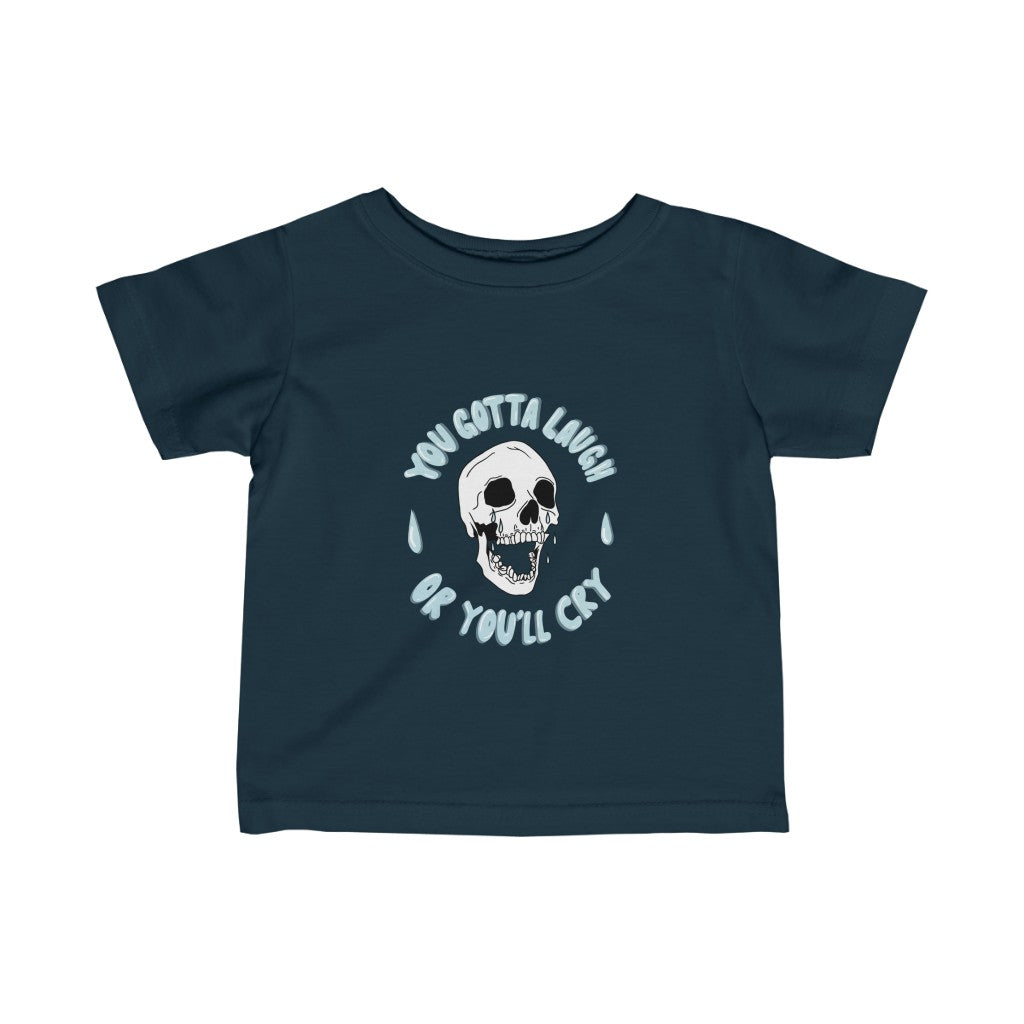 Infant Laugh Or Cry Skull Tee