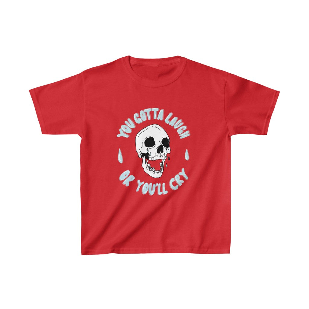 Youth Laugh Or Cry Skull Tee